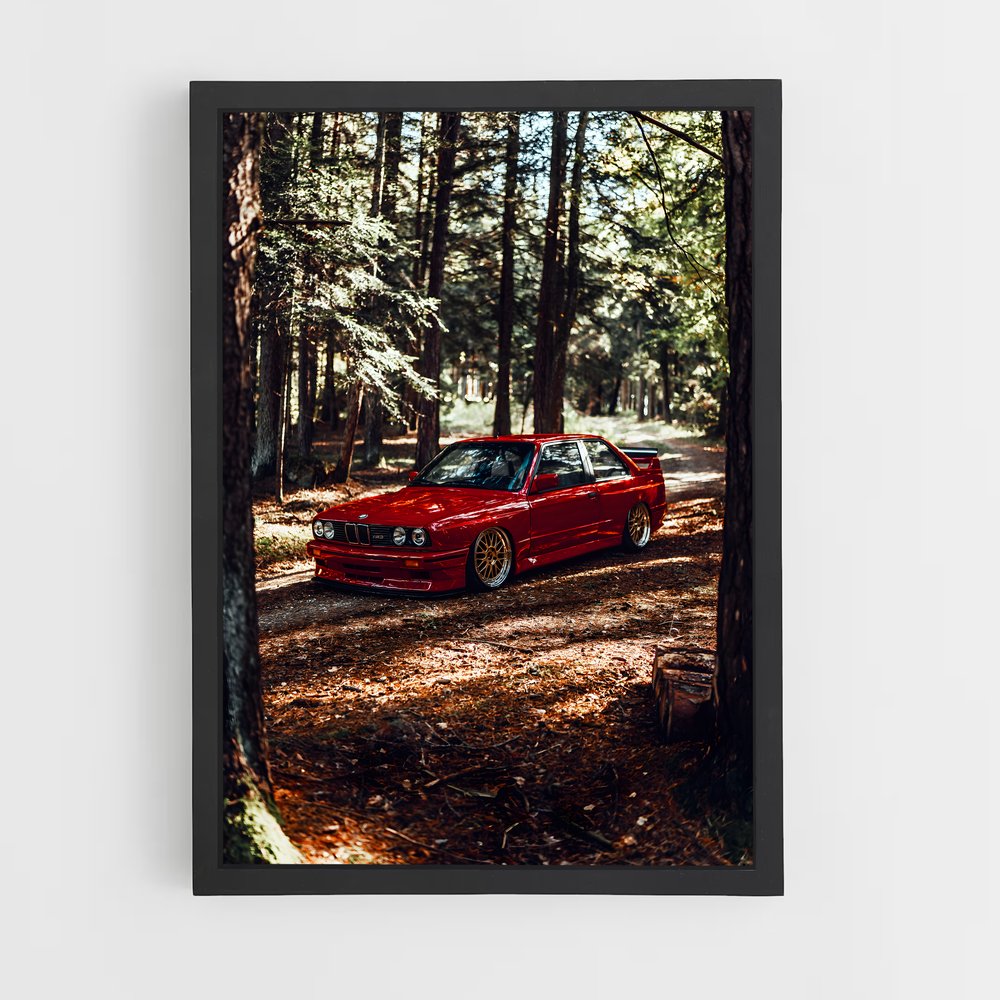 Poster Évasion Rougie – affiche BMW (vue 2)